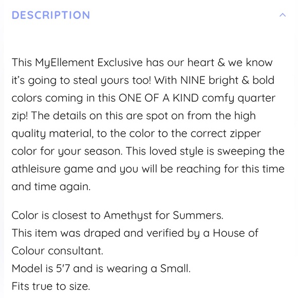 MyEllement [ELLEVATE BASICS] SIENA SCUBA SWEATSHIRT - Picture 8 of 9